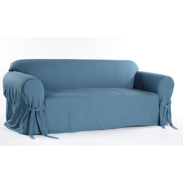 Rebrilliant Box Cushion Loveseat Slipcover & Reviews Wayfair